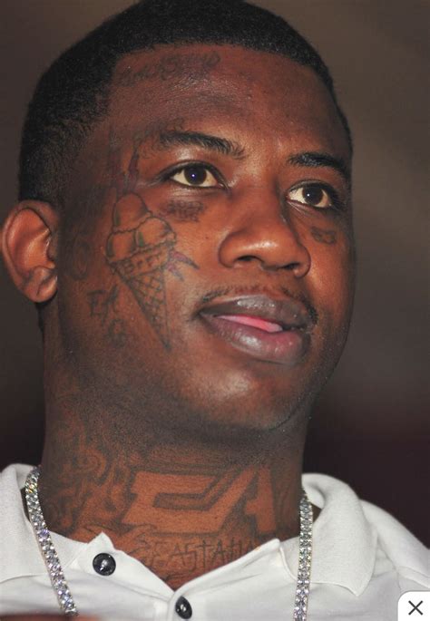 gucci face tattoo